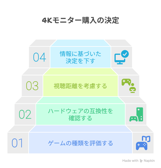 モニター購入までのプロセス