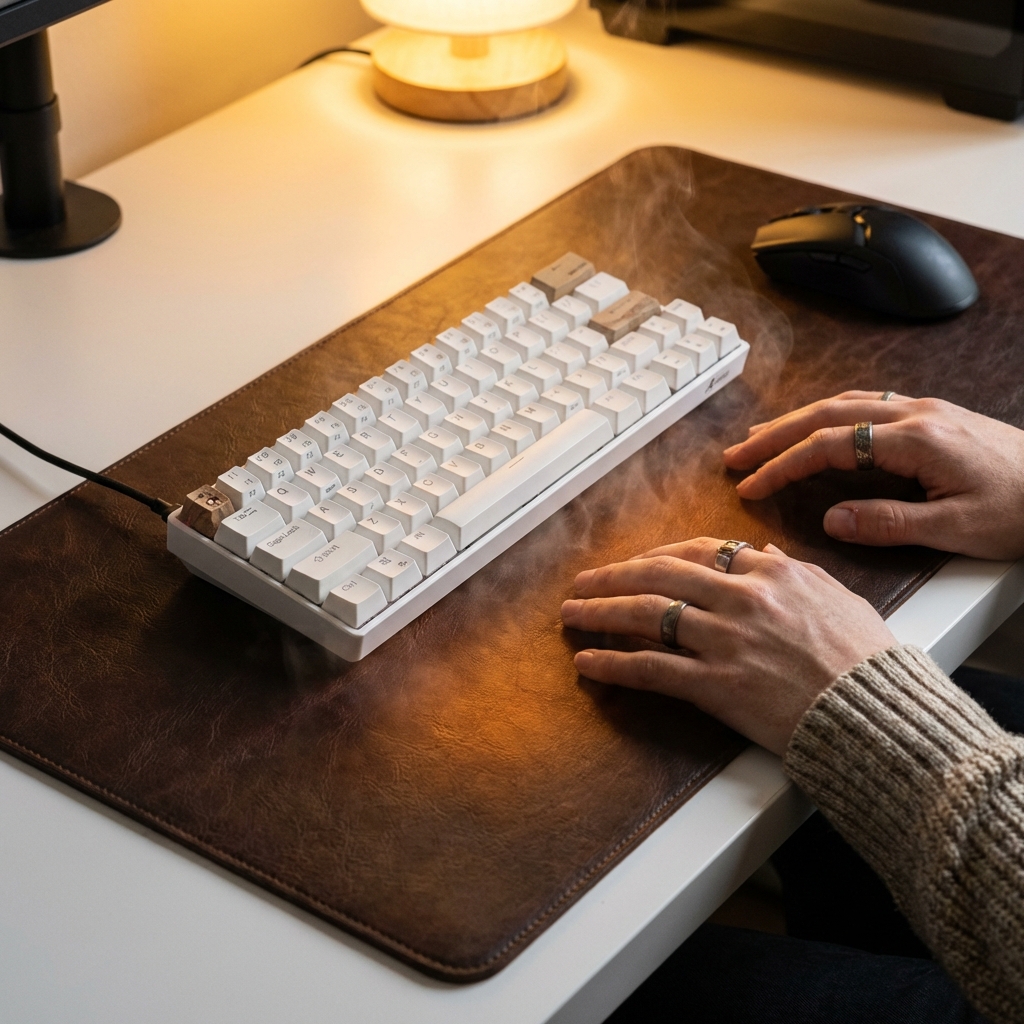 温かい電熱デスクマット