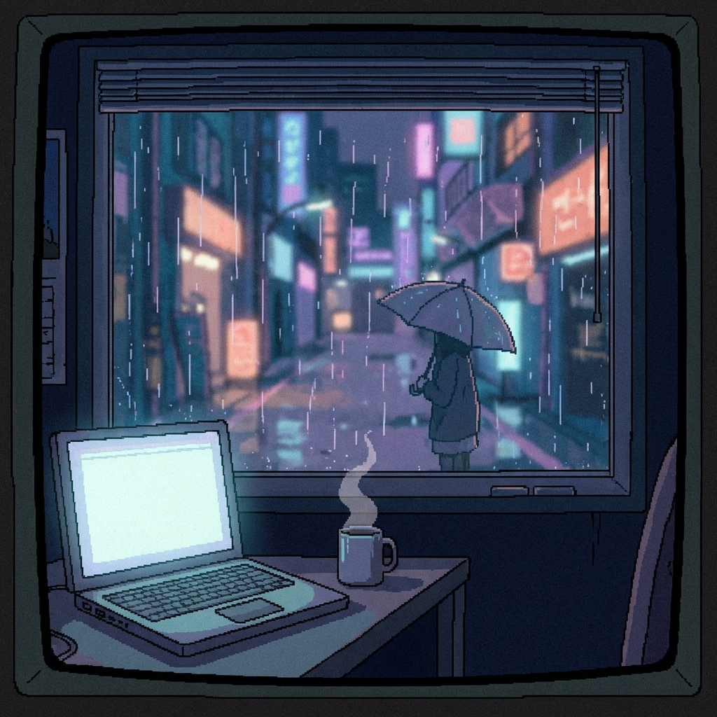 Lo-Fi Anime Background Example