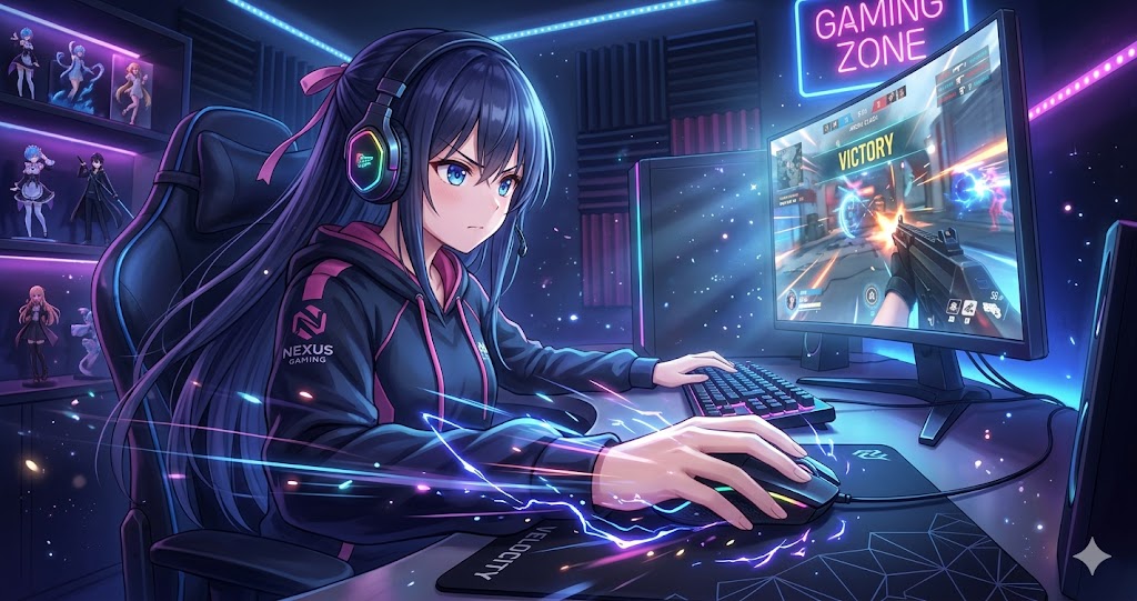 ゲーミングマウス FPS実戦シーン