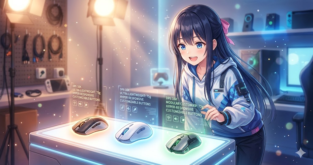 ゲーミングマウス 3製品比較