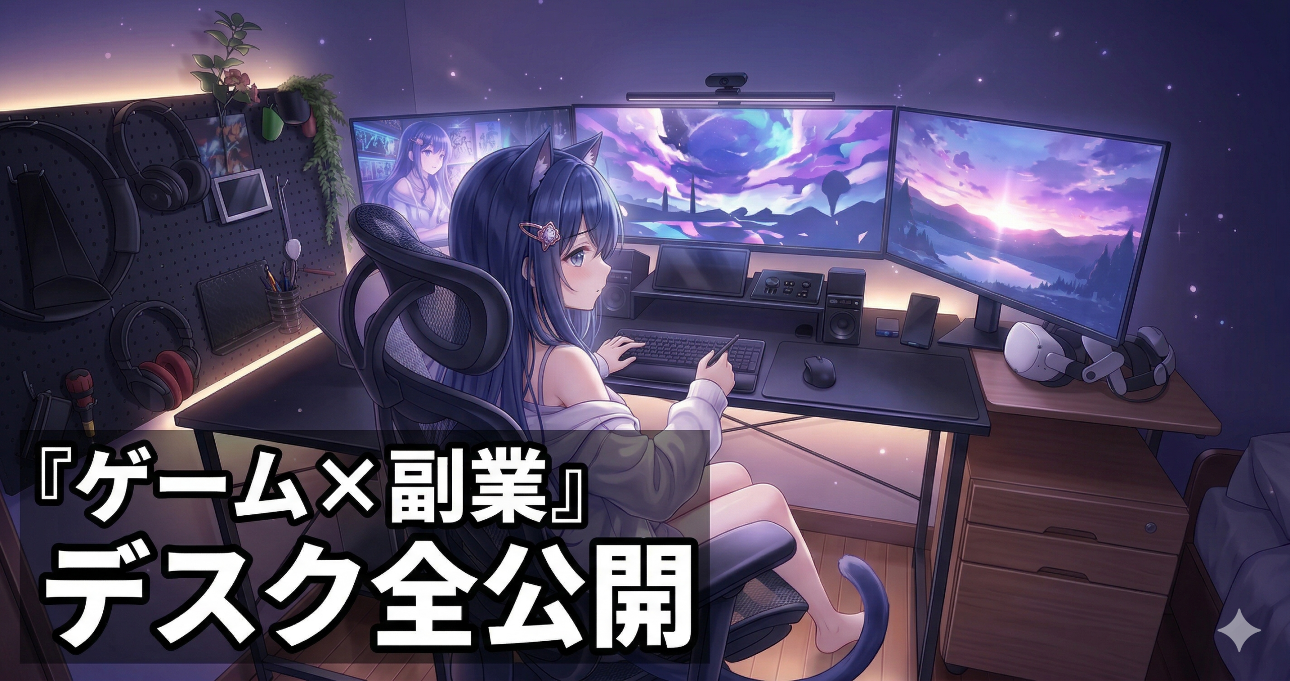 れいあのデスク環境2026 アイキャッチ