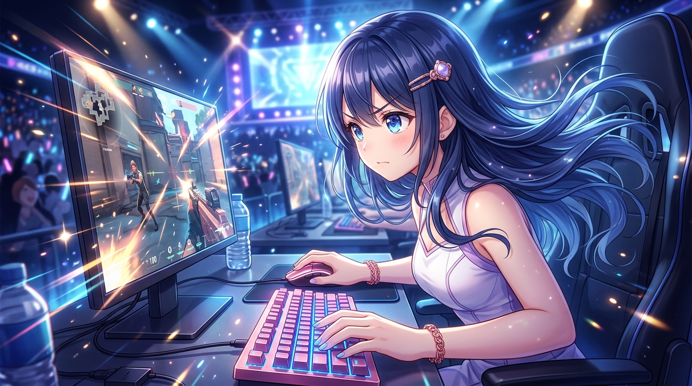 24インチゲーミングモニター FPSシーン