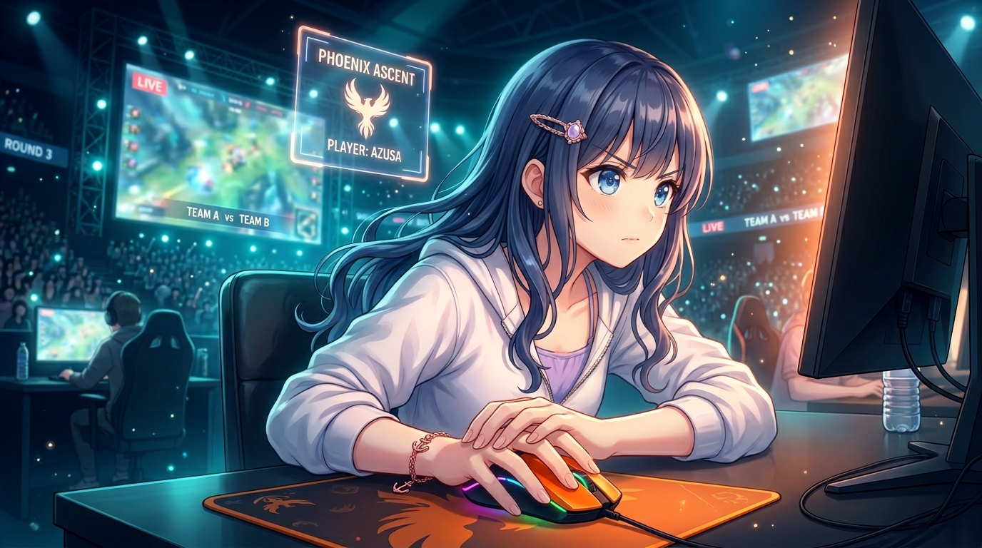 INZONE × Fnatic Edition オレンジゲーミングマウスイメージ