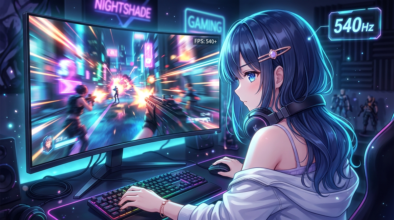 INZONE M10S II 540Hz有機ELゲーミングモニターイメージ