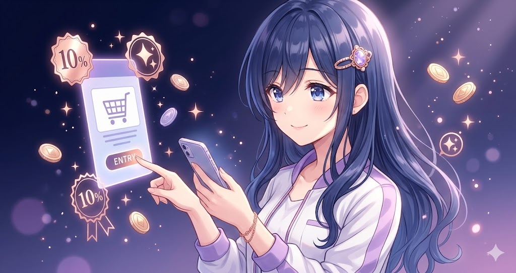 ポイントアップキャンペーンのエントリーを忘れずに！ イメージ