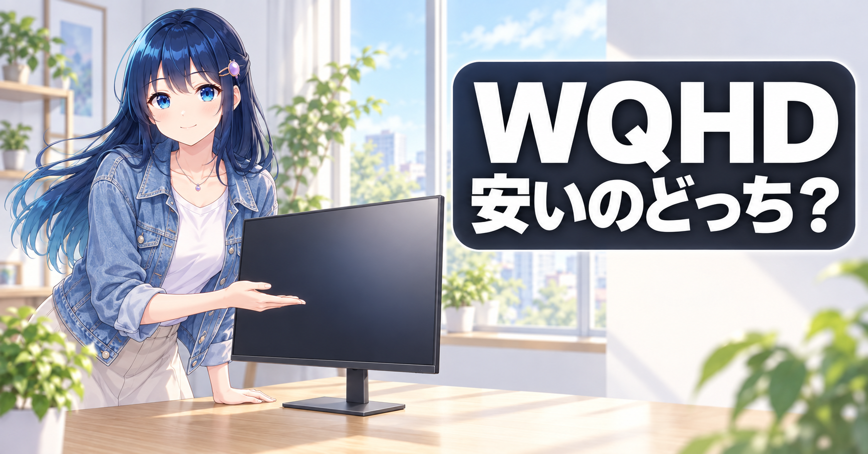 WQHD安い ASUS vs Xiaomiどっち【2026年 アイキャッチ