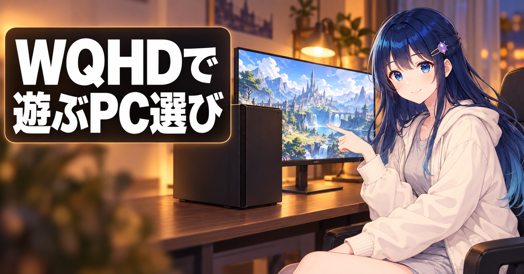 WQHDで遊ぶゲーミングPCの選び方【2026年版】 アイキャッチ